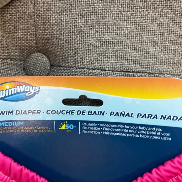 SwimWays Swim Diaper - Pink Mermicorn Medium - Picture 10 of 10